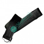 Traditional Celtic Embossed Kilt Leather Belt Adjustable with Velcro